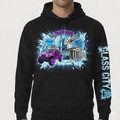 Long sleeve hoodie with Toledo icons