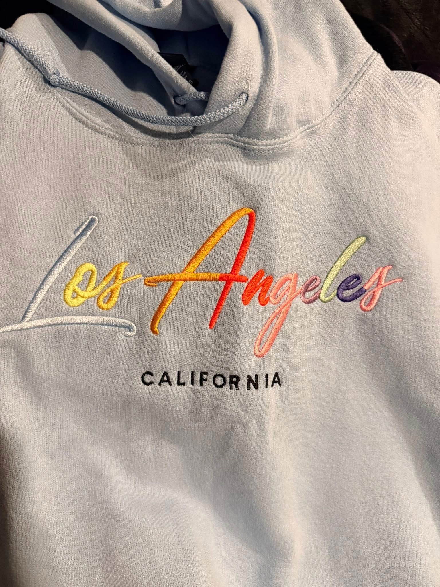 Los Angeles embroidery design
